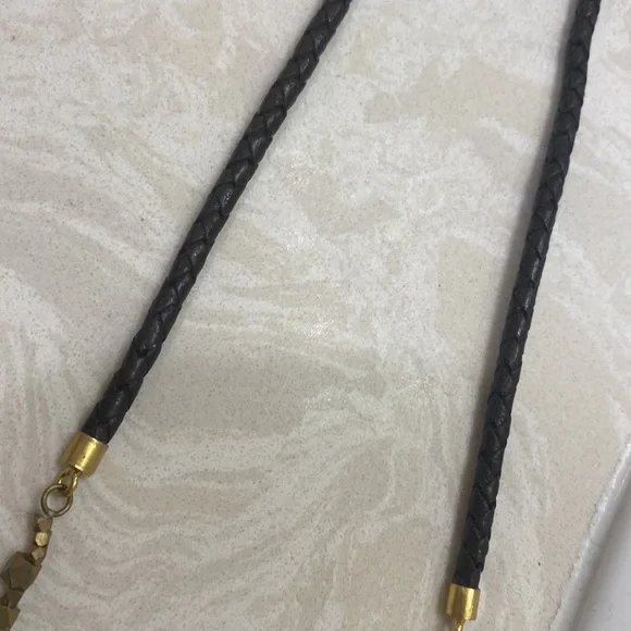 Long brown gold bronze necklace - Picture 4 of 4